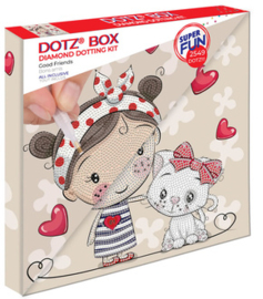 Diamond Dotz Dotz Box - Good Friends - Needleart World    nw-dbx-062