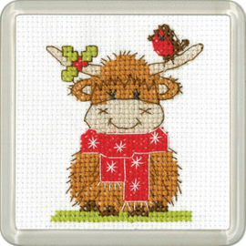Borduurpakket Highland Coaster - Scarf - Heritage Crafts      hc-1841a