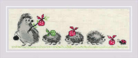 Borduurpakket Hedgehogs - RIOLIS    ri-1711