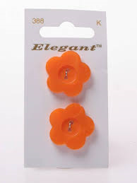 Knopen Elegant - Oranje / 388