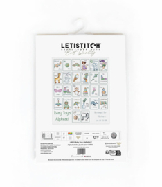 Borduurpakket Baby Toys Alphabet - Leti Stitch    leti-l8063
