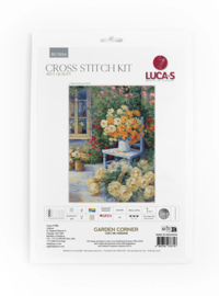 Borduurpakket Garden Corner - Luca-S     ls-bu5056