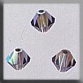 Crystal Treasures Rondele-Black Diamond 2XAB - Mill Hill   mh-13035
