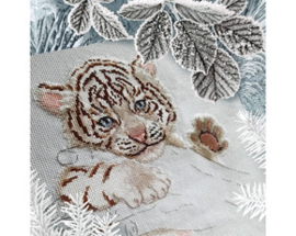 Borduurpakket Warmth in Palms - Little Tiger - RTO  rto-m00893