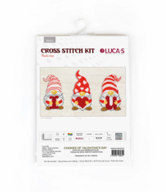 Borduurpakket Gnomes of Valentine's Day - Luca-S   ls-jk031