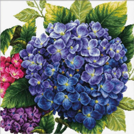 Voorbedrukt borduurpakket Hydranger - Needleart World    nw-nc640-088