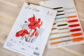 Borduurpakket The Poppies - Luca-S    ls-b2374