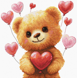 Borduurpakket Love in the Air - Luca-S     ls-b1423