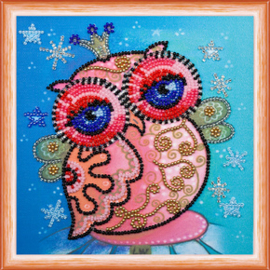 Kralen borduurpakket Fairy Owl - Abris Art    aa-am-106