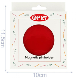 OPRY Speldenmagneet rond Rood  / 64855