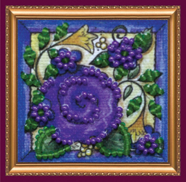 Kralen borduurpakket Flower Carpet - Abris Art    aa-amm-042
