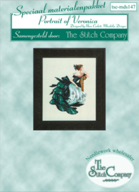 Materiaalpakket Portrait of Veronica - The Stitch Company   tsc-mds147