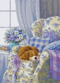 Borduurpakket Cozy Armchair - Luca-S   ls-bu5016