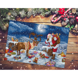Borduurpakket Silent Night Gift - Leti Stitch    leti-l9958