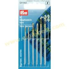 Prym Stopnaalden kort  assortiment nr.1-5 zilver 124  662