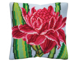 Kussen borduurpakket Lotus - Collection d'Art     cda-5486