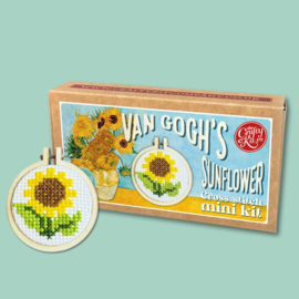 Borduurpakket Matchbox Van Gogh Sunflower - ckc-mb-191