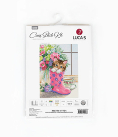 Borduurpakket Pretty Kitten - Luca-S   ls-b2390