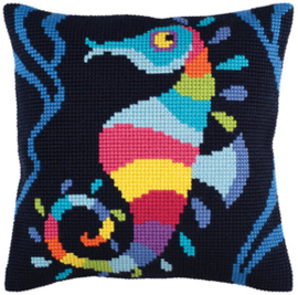 Kussen borduurpakket Sea Mosaic - Collection d'Art    cda-5345