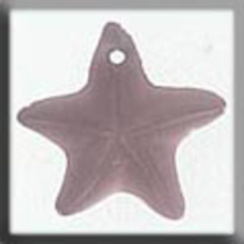 Glass Treasures Starfish 15mm Matte Rosaline - Mill Hill   mh-12243