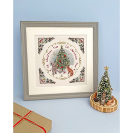 Vrij borduren pakket Cassandra Riley - At Christmastime - Bothy Threads    bt-eca09
