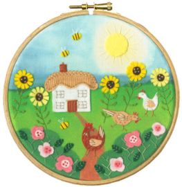 Vilt borduurpakket Bothy Designs - Free To Roam - Bothy Threads     bt-efe06