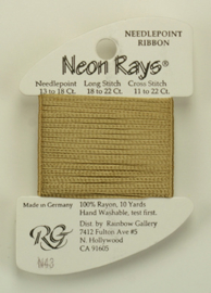 Neon Rays Khaki - Rainbow Gallery    rg-n043