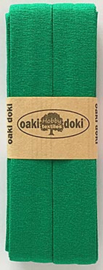 Oaki Doki Tricot de Luxe  / Jersey Biaisband / Groen 450