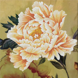 Voorbedrukt borduurpakket Blooming Peony2 - Needleart World    nw-nc450-037