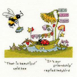 Borduurpakket Eleanor Teasdale - Beautiful Friendship - Bothy Threads   bt-xete03