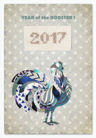 Borduurpakket Year of the Rooster - Luca-S    ls-sp051