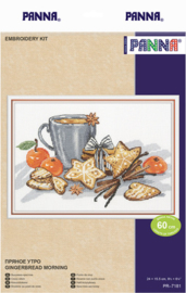 Borduurpakket Gingerbread Morning - PANNA  pan-7181-pr