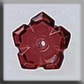 Glass Treasures 5 Petal Dim Flower-Ruby - Mill Hill   mh-12009
