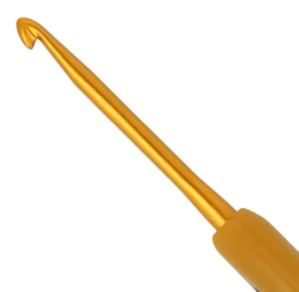 Clover Softgrip Touch haaknaald aluminium 3.50mm / CL 1005