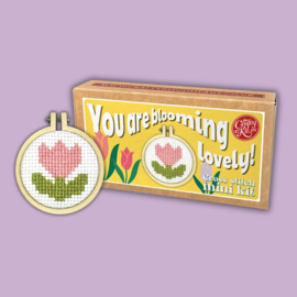 Borduurpakket Matchbox You Are Blooming Lovely! (Tulip) - ckc-mb-060