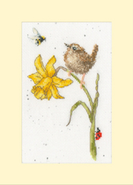 Borduurpakket Hannah Dale - The Birds And The Bees - Bothy Threads     bt-xgc43