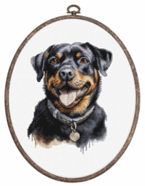 Borduurpakket Rottweiler - Luca-S      ls-bc229