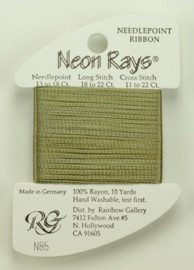 Neon Rays Sage Green - Rainbow Gallery    rg-n085