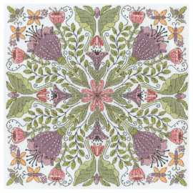 Borduurpakket Beth Buffington - Bursting Blooms - Bothy Threads      bt-xbuf02