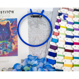 Borduurpakket Wolf Magic - Leti Stitch    leti-l9976