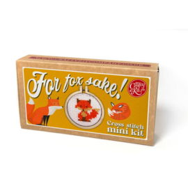 Borduurpakket Matchbox For Fox Sake! - ckc-mb-017