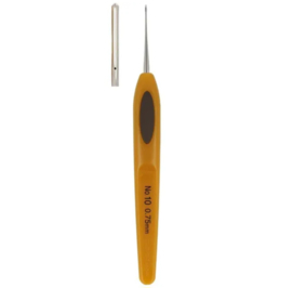 Clover Softgrip Touch haaknaald staal 0.75mm / CL 1025
