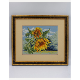 Borduurpakket Sunflowers in the Wind - Aine       aine-a1033