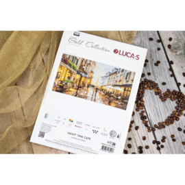 Borduurpakket Night Time Café - Luca-S     ls-b729