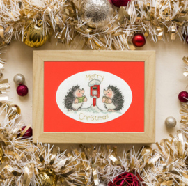 Borduurpakket Margaret Sherry Christmas Cards - Last Post - Bothy Threads    bt-xmas64