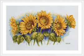 Borduurpakket Bright Sunflowers - Merejka    mer-k125