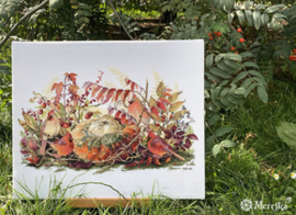 Borduurpakket Rhapsody in Red - Merejka    mer-k190