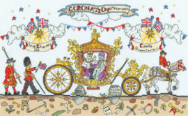 Borduurpakket Amanda Loverseed - Cut Thru' Coronation Carriage - Bothy Threads     bt-xct40