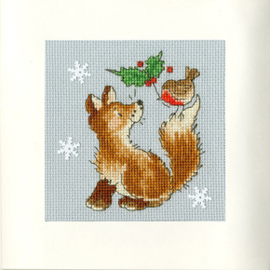 Borduurpakket Margaret Sherry - Christmas Friends - Bothy Threads    bt-xmas29