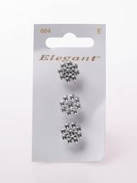 Knopen Elegant - Zilver / 684